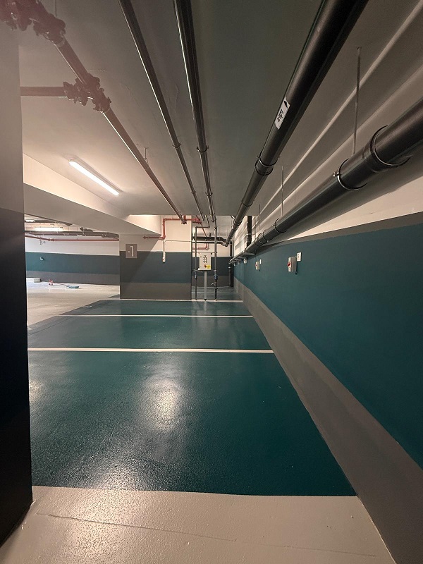 צביעת חניון אפוקסי